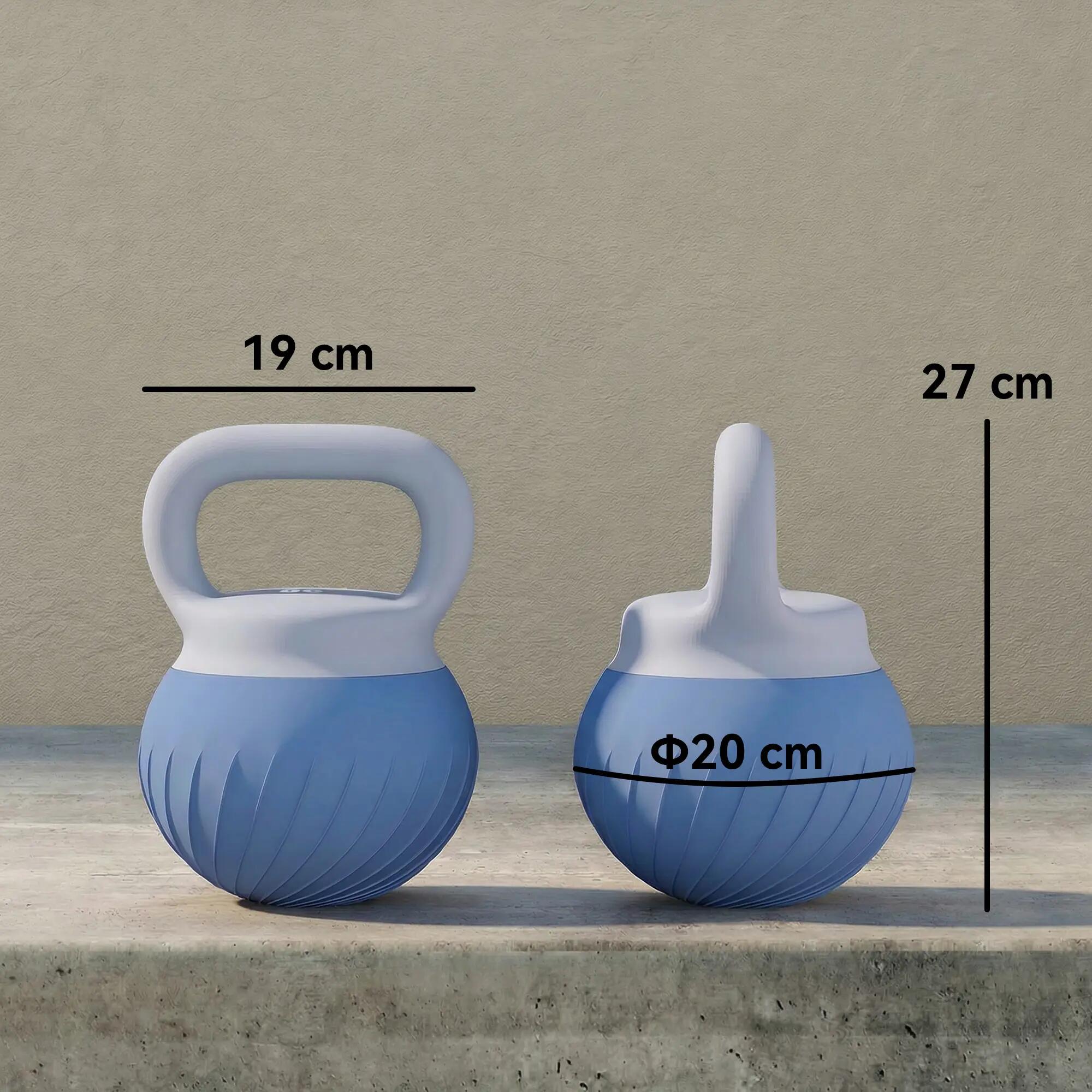 Kettlebell 8 Kg revêtement souple 3/5