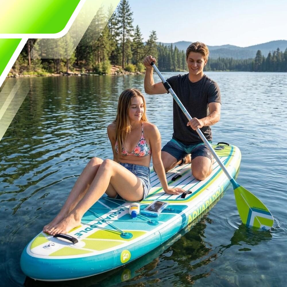 Deska SUP AquaPaddle 355x82x15 cm wiosło pompka zestaw plecak 200 kg 7/7