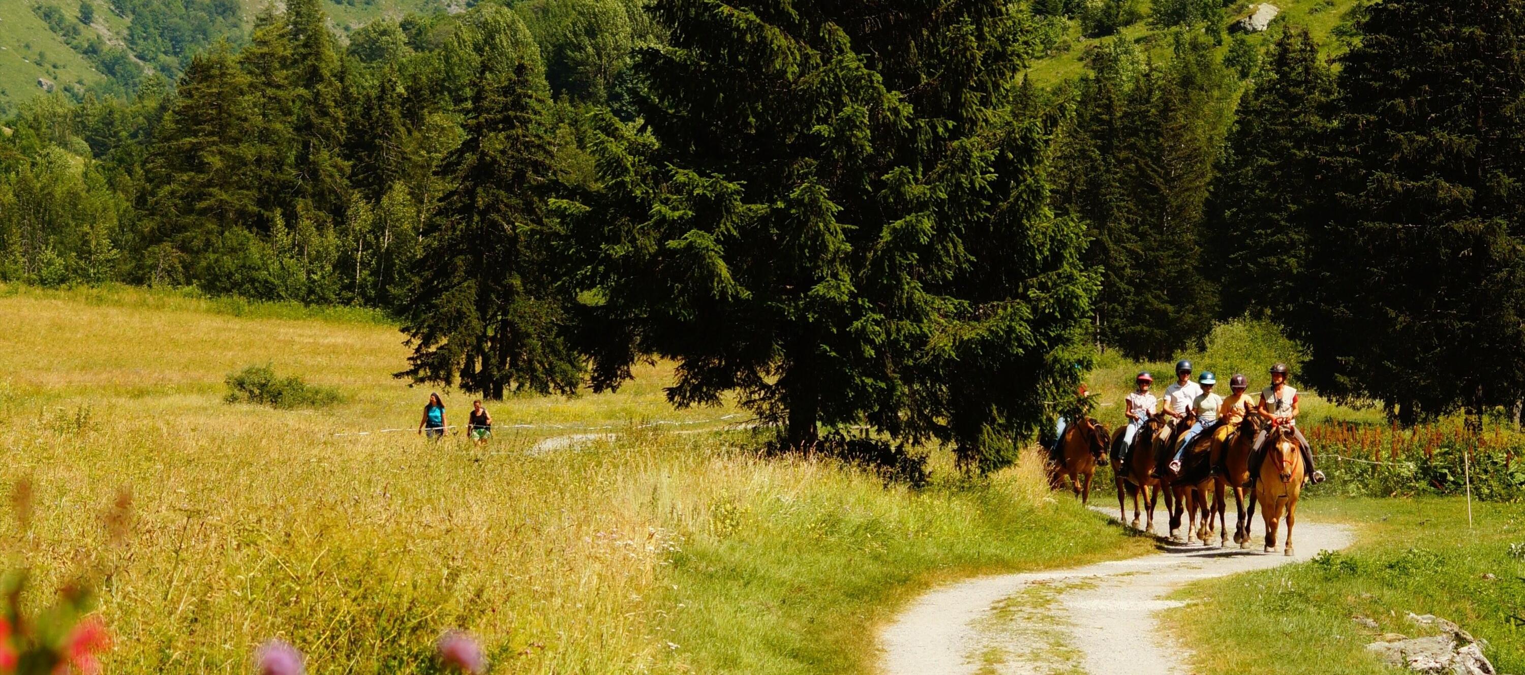 Randonnée équestre en famille au refuge en Vanoise 1/1