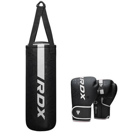 Set de boxe junior F6 – Blanc – Sac 60 cm + Gants 6 oz