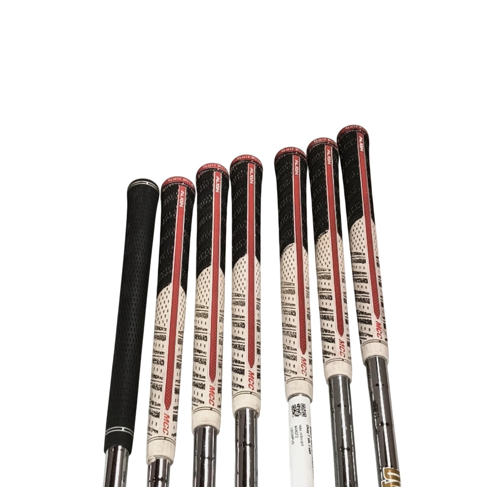 Wilson Staff D9 Forged IJzerset / 5-PW+GW / Flex Stiff / Staal 5/7