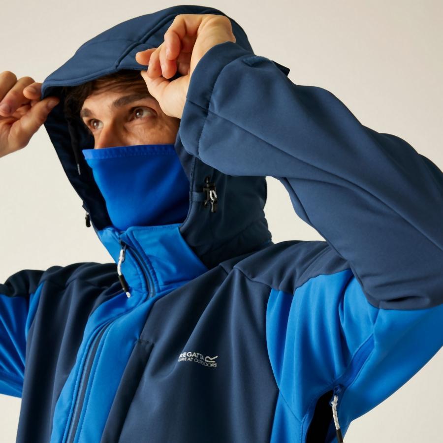 Regenjacke mit Kapuze Regatta Hewitts 5/7