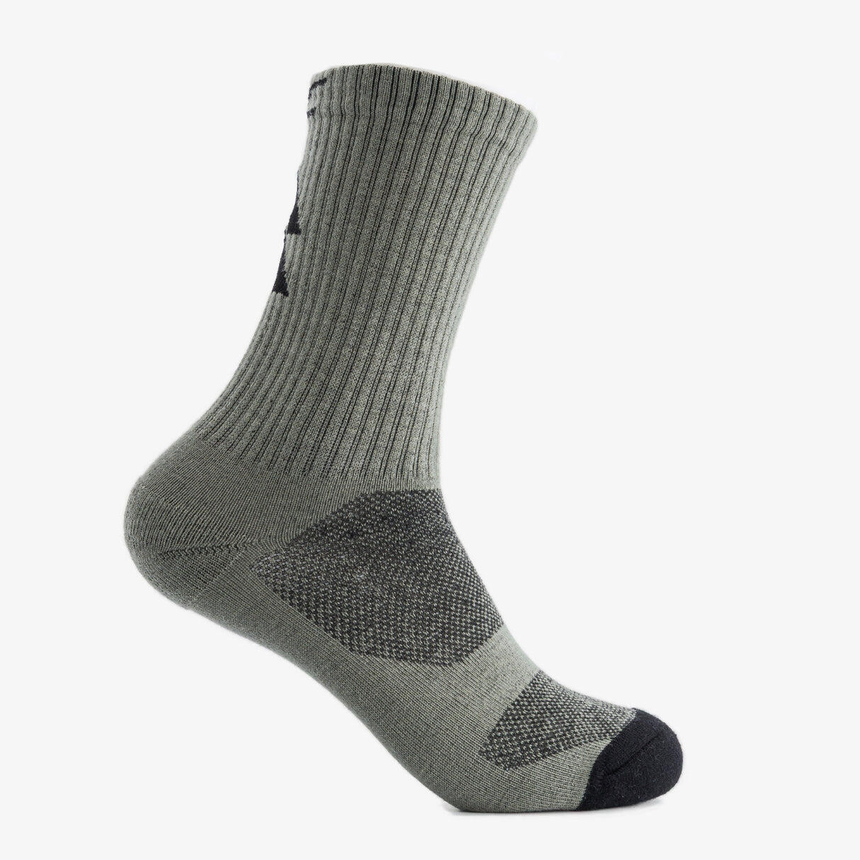 Chaussettes en laine Mérinos Running CROSSRUN MID 4/5