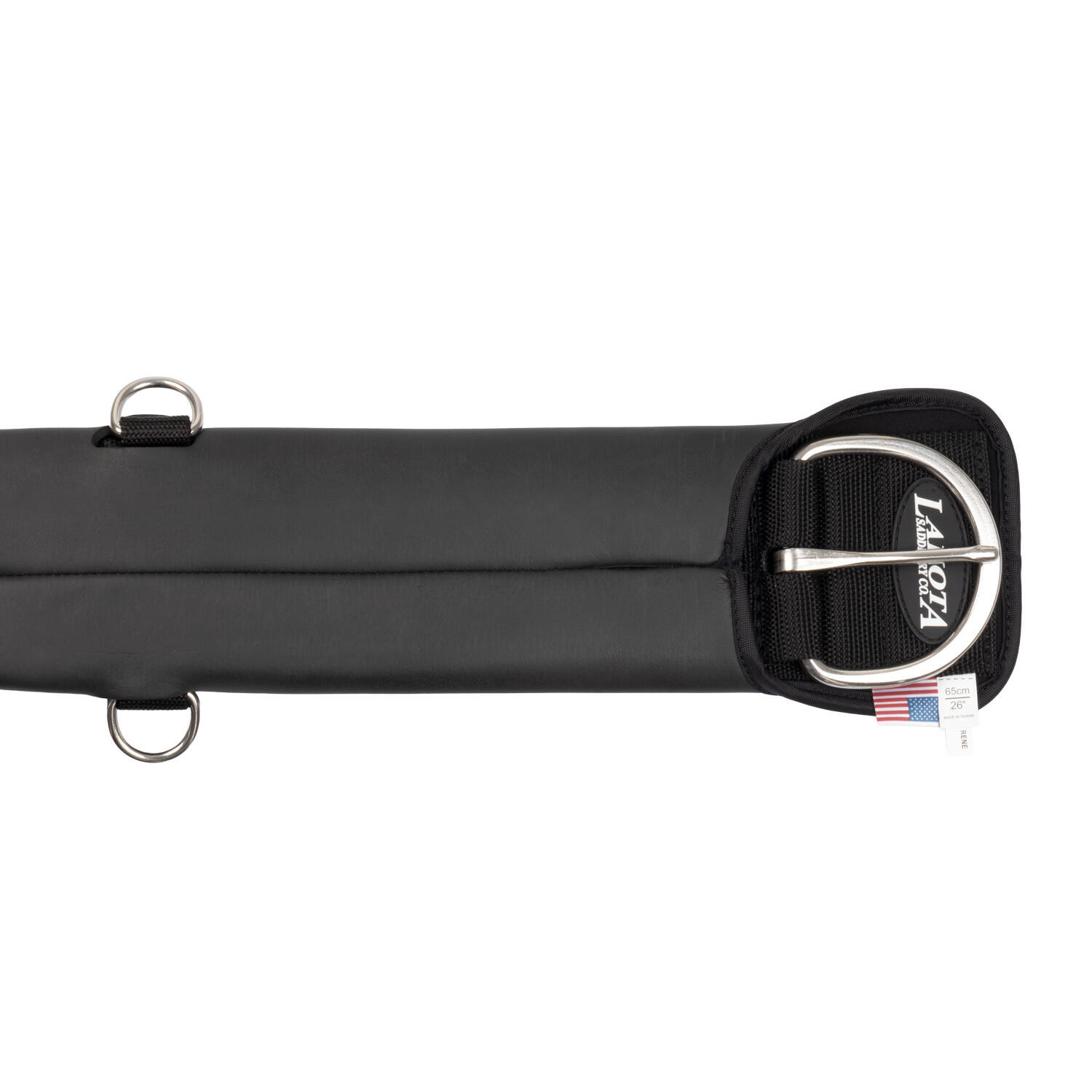 Sangle en néoprène lisse avec boucles en acier inoxydable 4/4