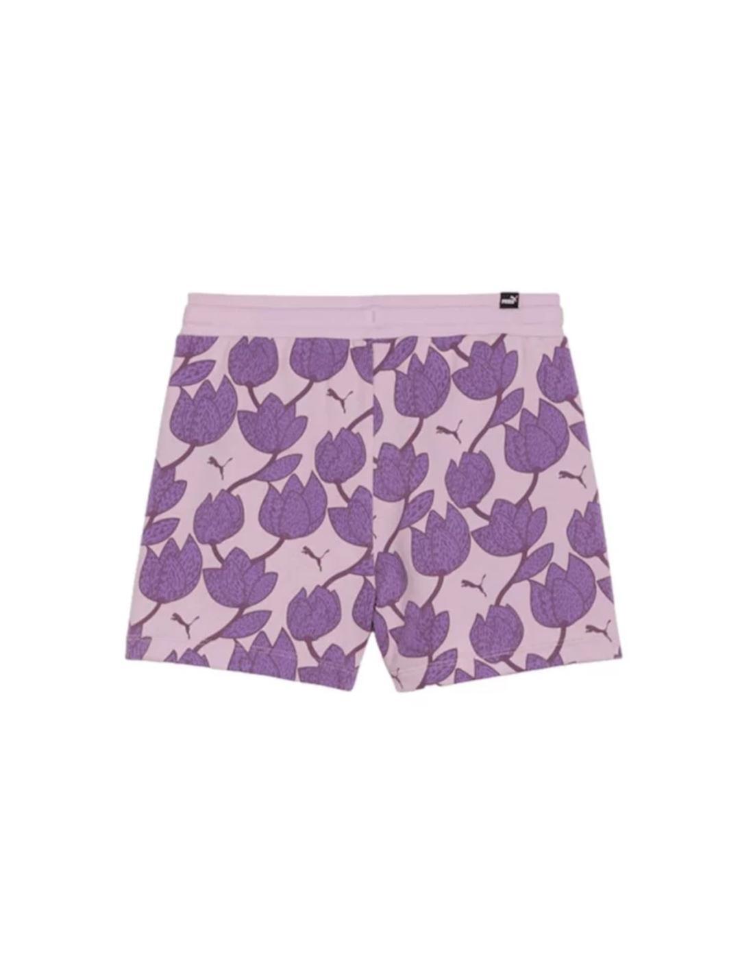 Pantalones cortos para Niña Puma Blossom Morado 3/5