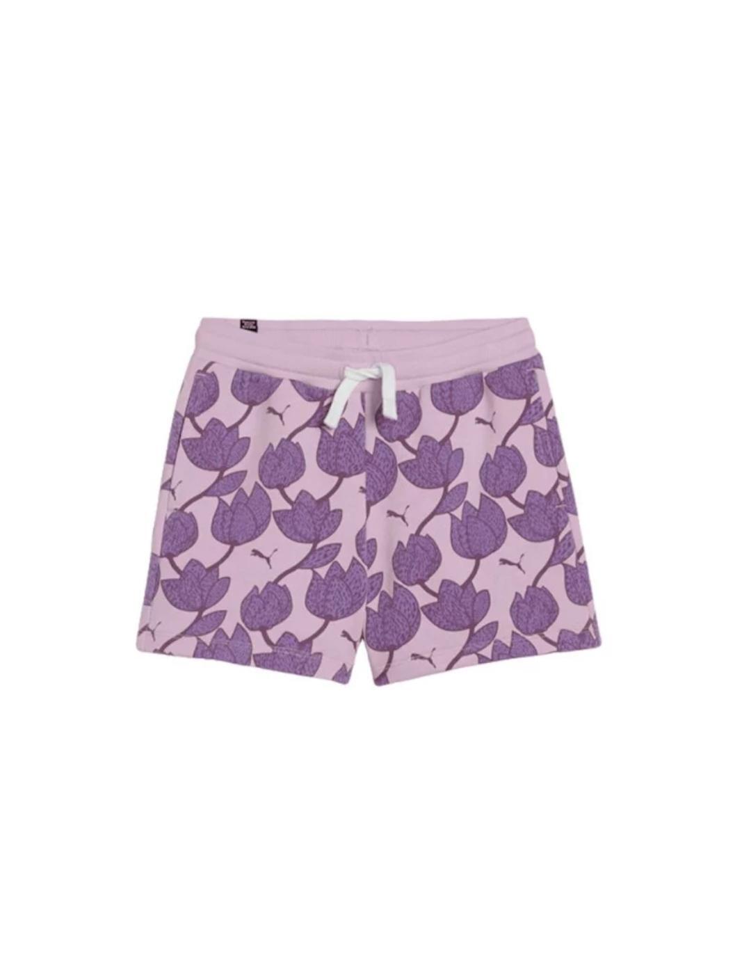 Pantalones cortos para Niña Puma Blossom Morado 2/5