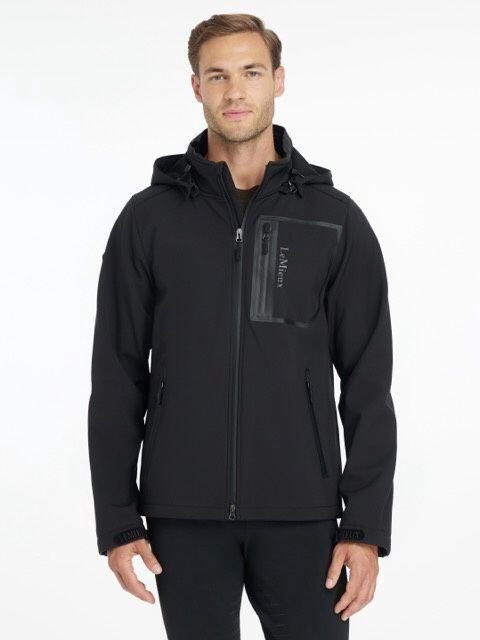 Lemieux Mens Softshell Jas Zwart - 2/7