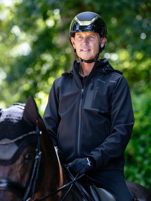 Lemieux Mens Softshell Jas Zwart - 6/7