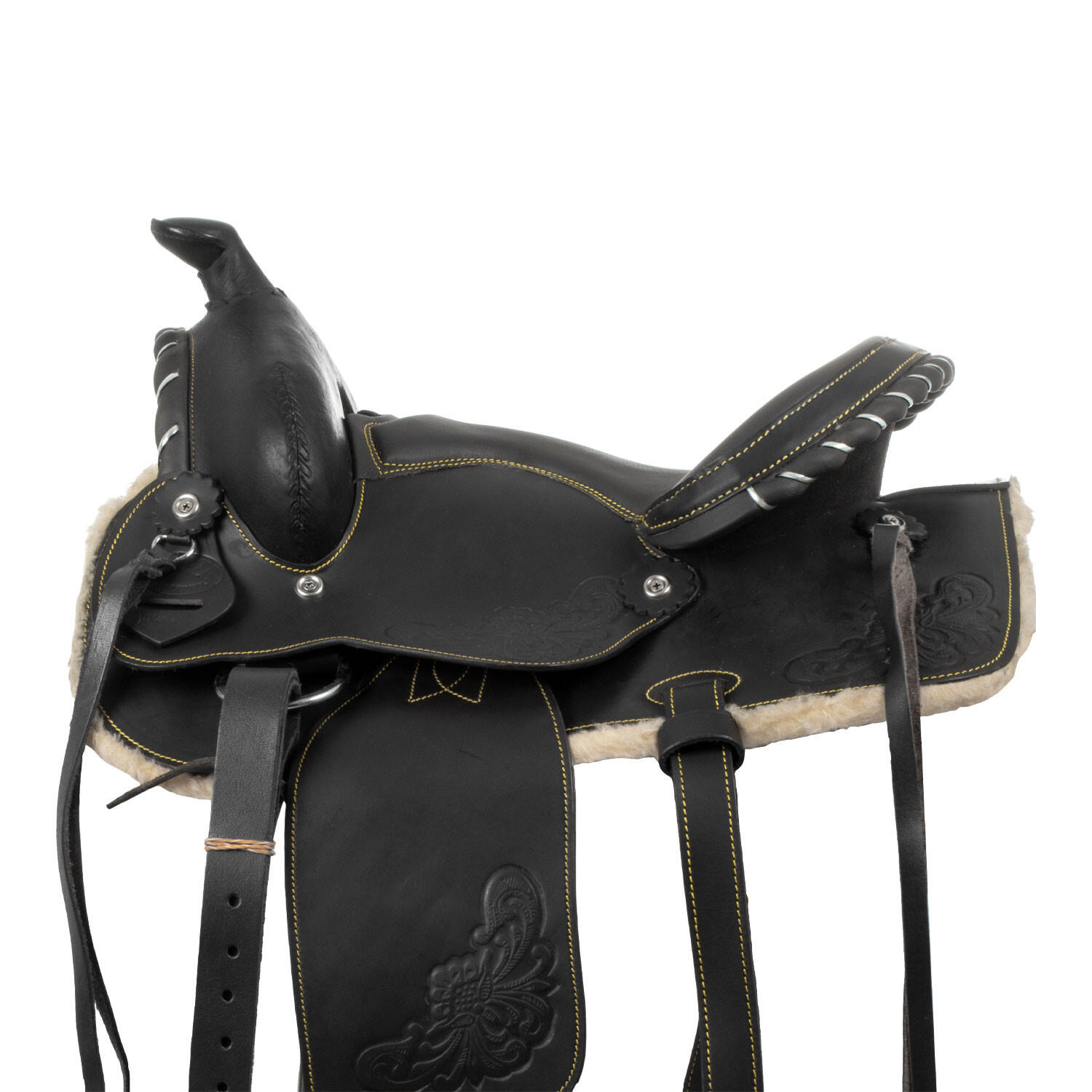 Selle pour poney modèle silver wire 2/7