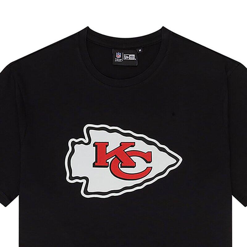 T-Shirt NFL Kansas City Chiefs New Era Logo Noir 3/7