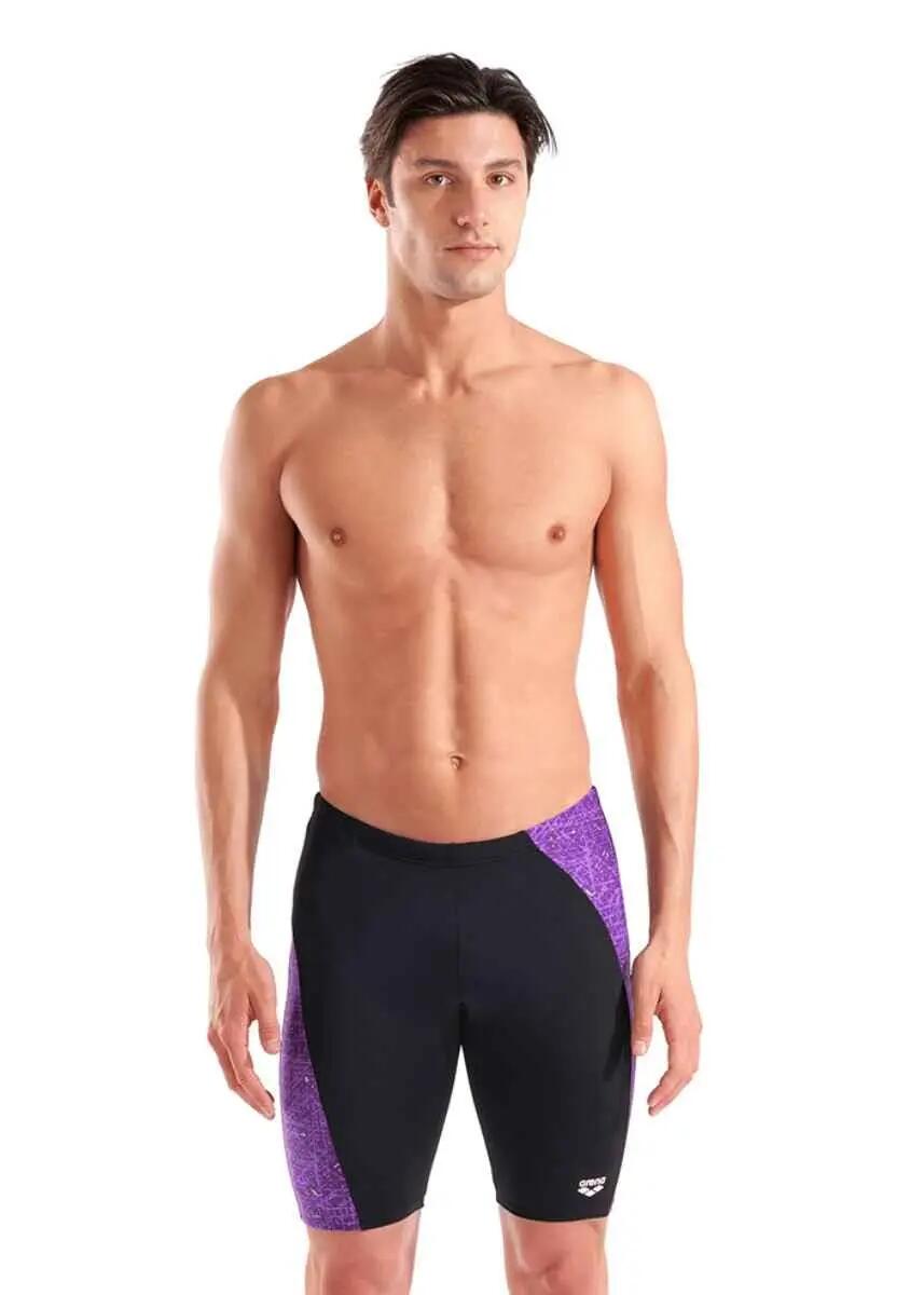 Arena Herren Rippstrick Jammer - Schwarz / Lila 1/5