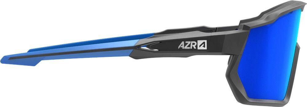 AZR Pro Race RX Brille Mattschwarz / Blaues Visier 3/5