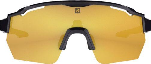 AZR Race RX Schwarz lackiert / Wasserabweisendes Visier Gold 2/6