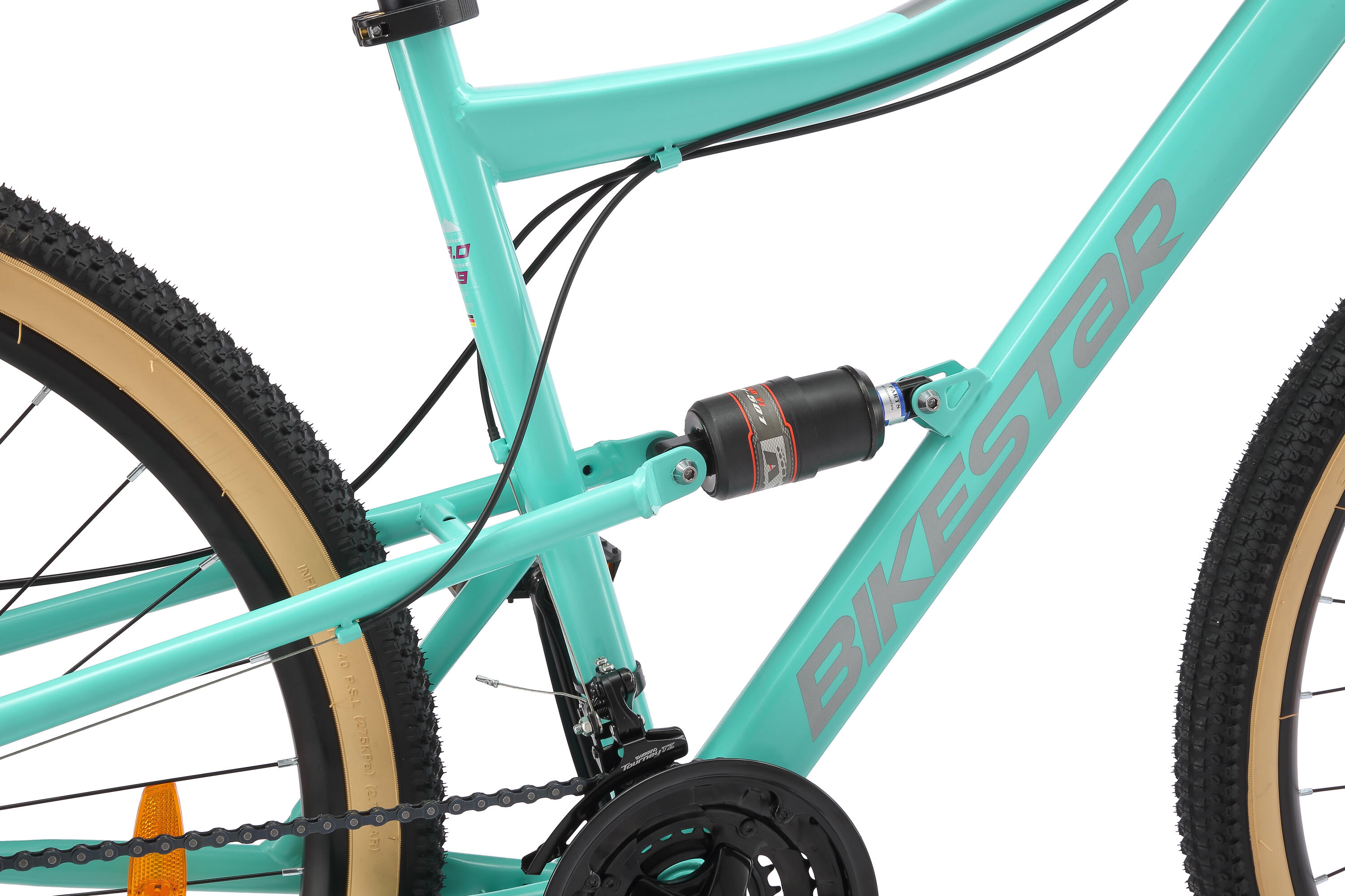MTB fiets 29", volledig geveerde, 21 versnellingen, schijfremmen 7/7