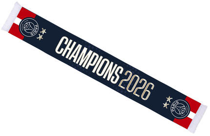 Echarpe PSG - CHAMPIONS - 2 étoiles - Collection officielle PARIS SAINT GERMAIN