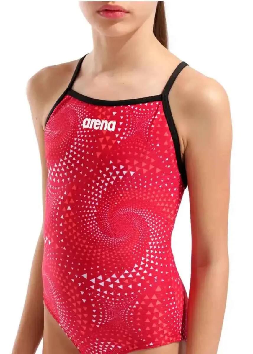 Costume bambina Arena Fireflow Lightdrop Back - Rosso/Nero - Taglia 26 5/5