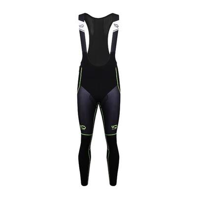 Wear design luxury cold - heren winterfietsbroek zwart/geel