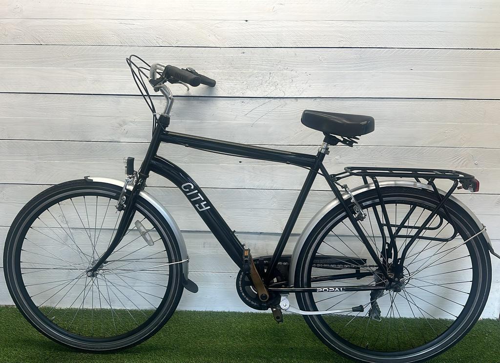 Popal stadsfiets 57 cm, zwart 2/2