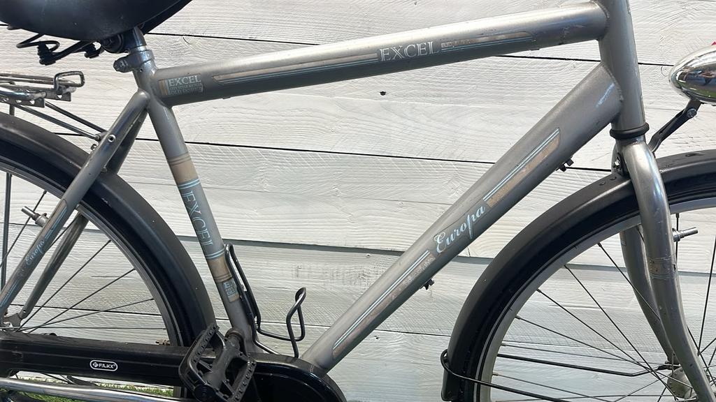 Stadsfiets 54 cm, 28" - metal/grijs 2/3