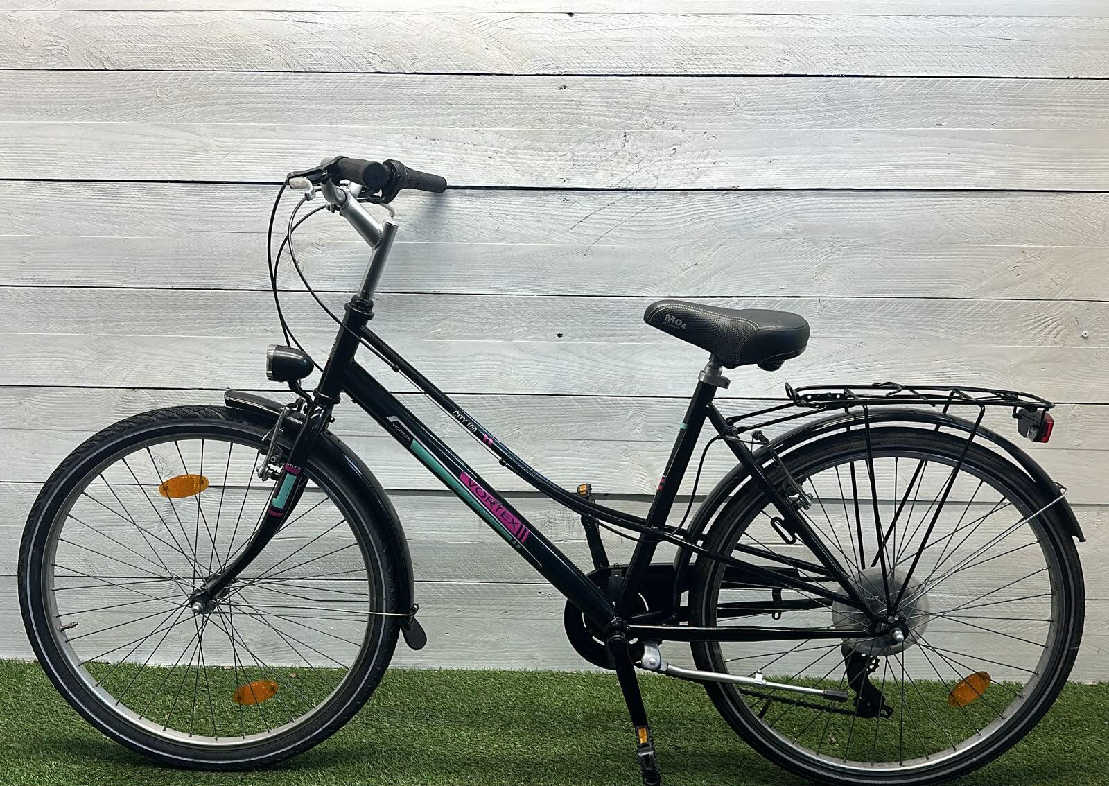 Stadsfiets 45 cm, 6 versnellingen, zwart 3/3