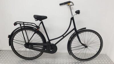 Omafiets tweedehands | 28 inch, 57 cm | zwart | 3 maanden garantie