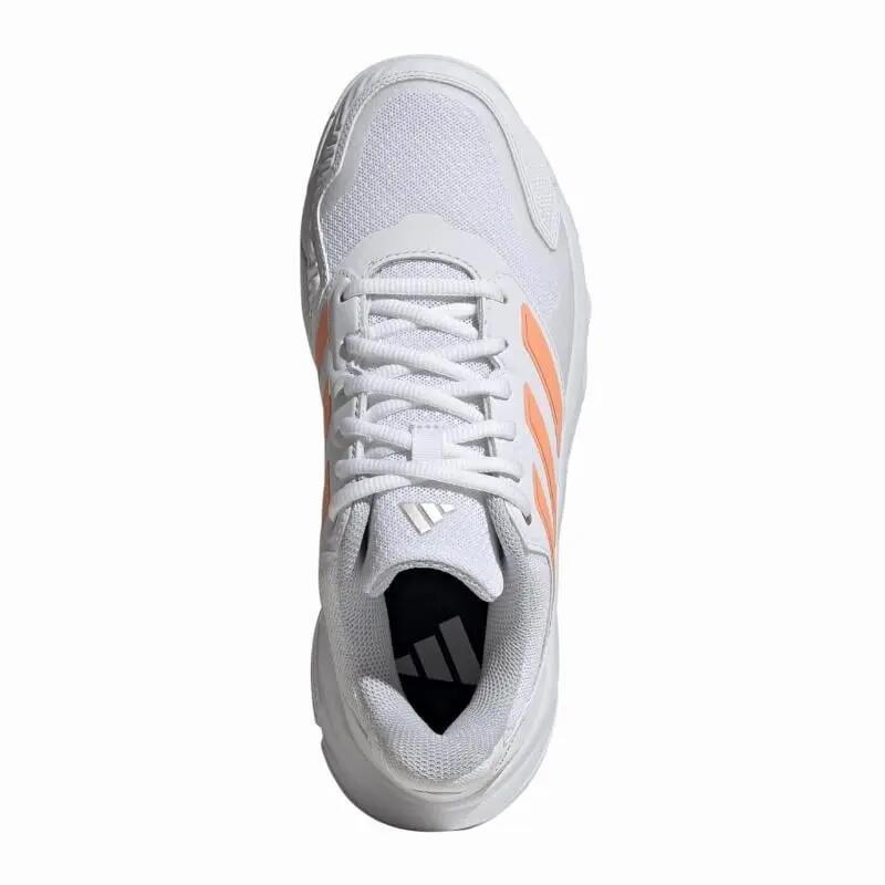 Zapatillas Adidas CourtJam Control 3 Blanco Naranja Mujer 4/7