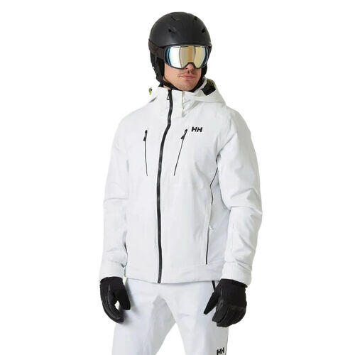Chaqueta de Esquí Blanco Helly Hansen Alpha White Impermeable y Cortavientos 5/7