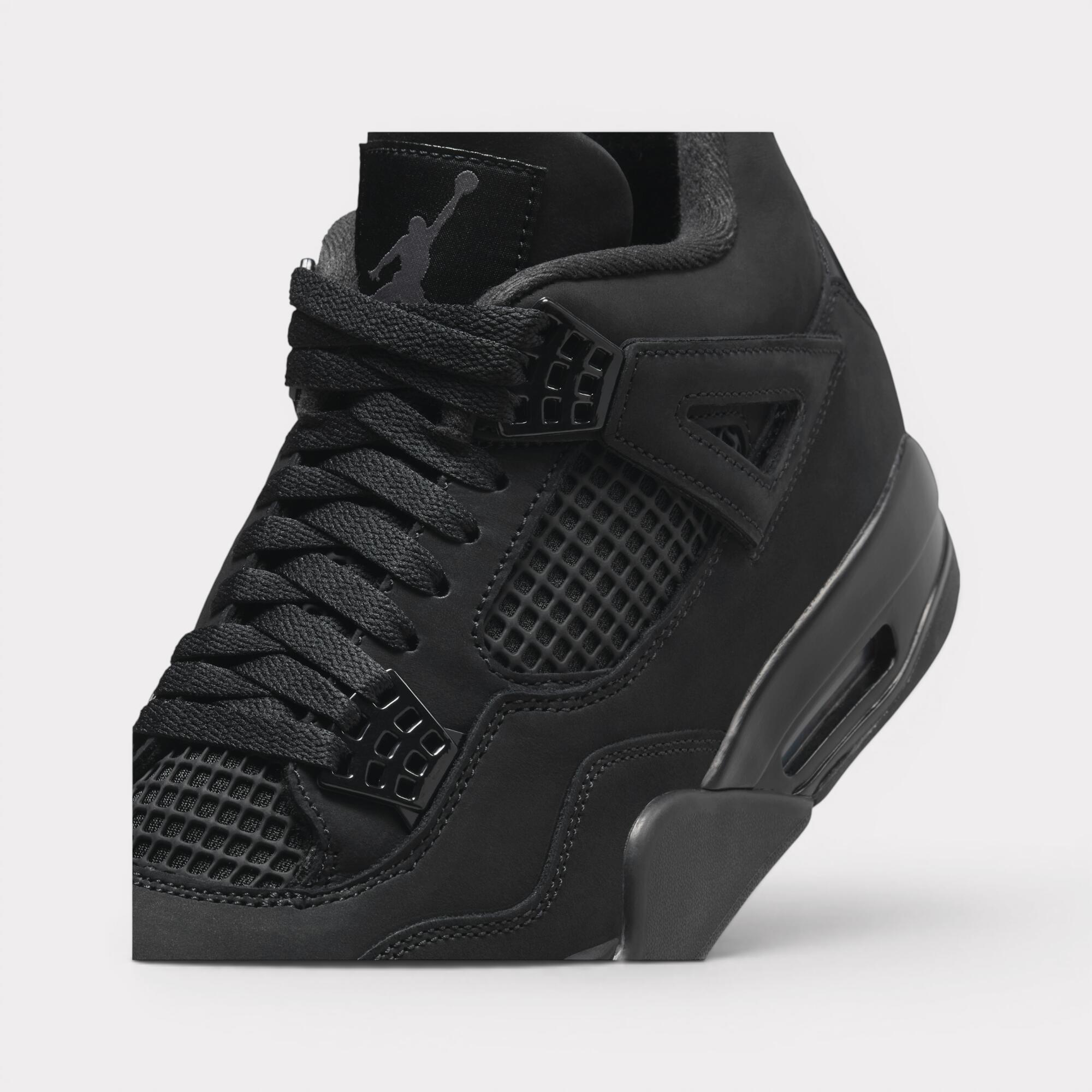 Scarpe - basket - pelle opaca - air jordan 4 - nero 7/7