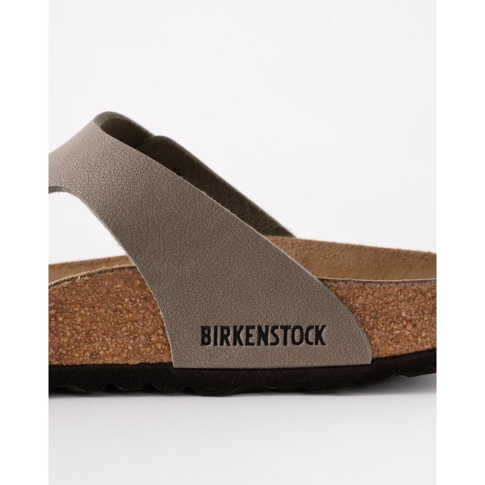 Dames Gizeh Leren Teenslippers (Steen) 5/6