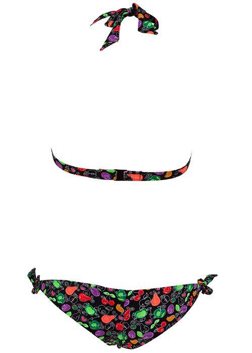 Bikini Arena Little Fruit Neckholder Negro Talla 32 4/5