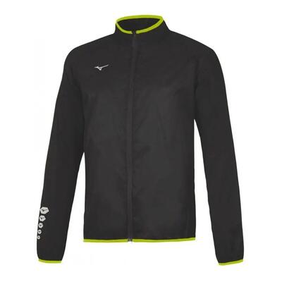 Giacca Antivento Uomo Mizuno Team Rain Nera