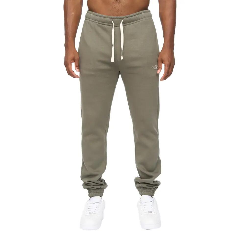 Mens Mappedout Jogging Bottoms (Olive) 2/3