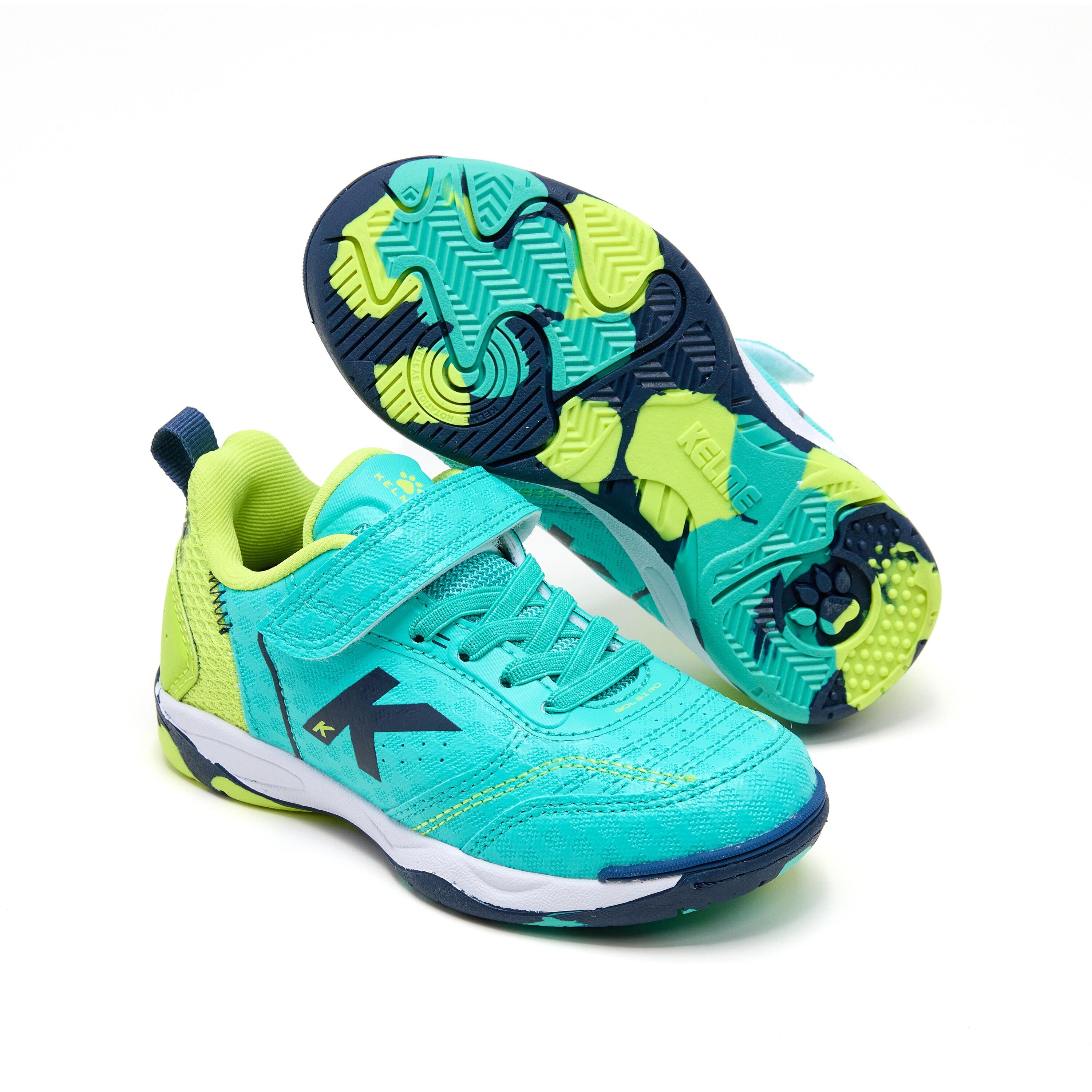 Kelme Zapatilla De Niño Goleiro Elastic Indoor Turquesa Unisex Kids 4/4