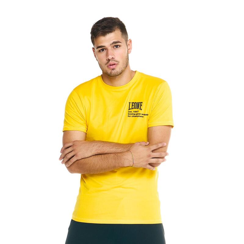Tricou bărbătesc Active cu mânecă scurtă cu leu