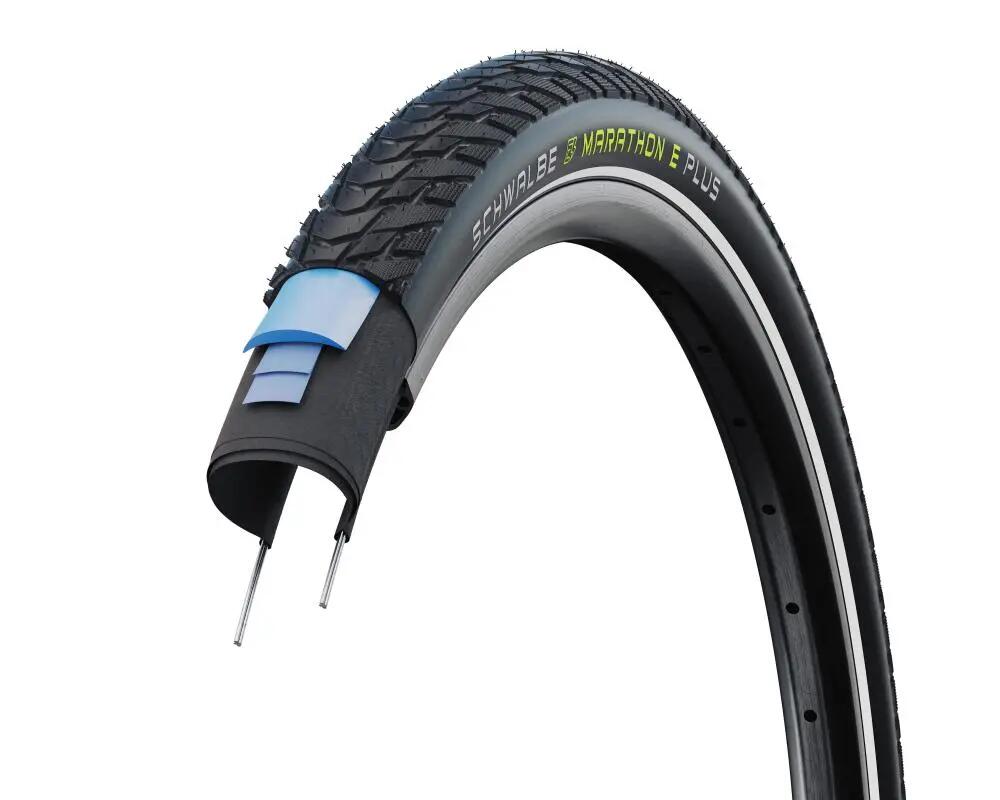 Schwalbe Reifen Marathon E-Plus 27.5x2.00 Zoll 50-584 schwarz Reflex E50 Drah... 3/3