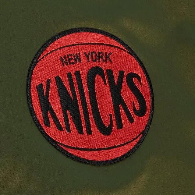 Giacca in raso New York Knicks Flight NBA 3/4