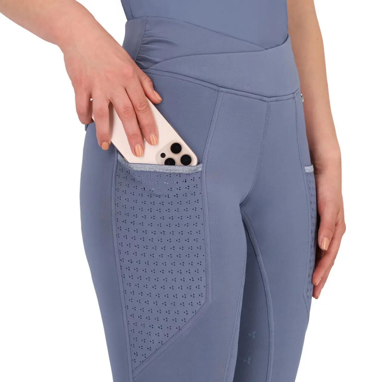 Mid grip riding leggings QHP Aubree 7/7