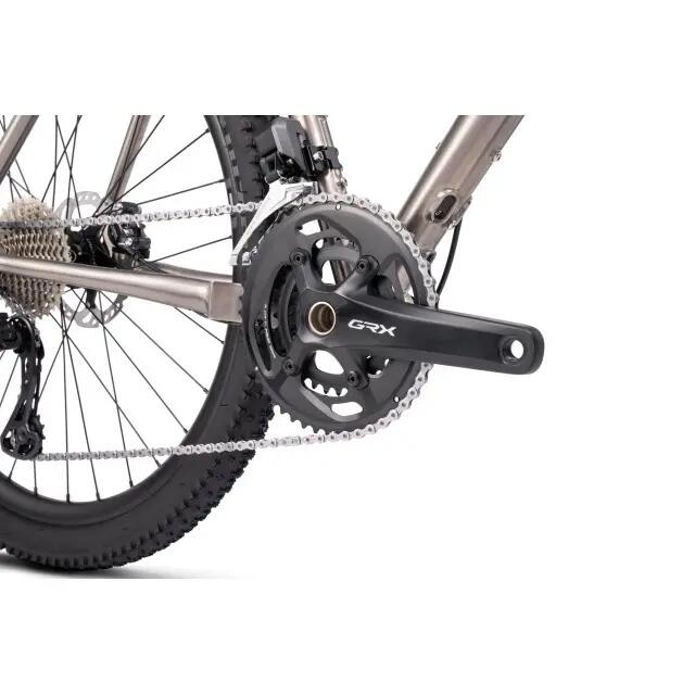 Vélo gravel Hook EXT Ti - Titane / Noir - 60 cm 2/7