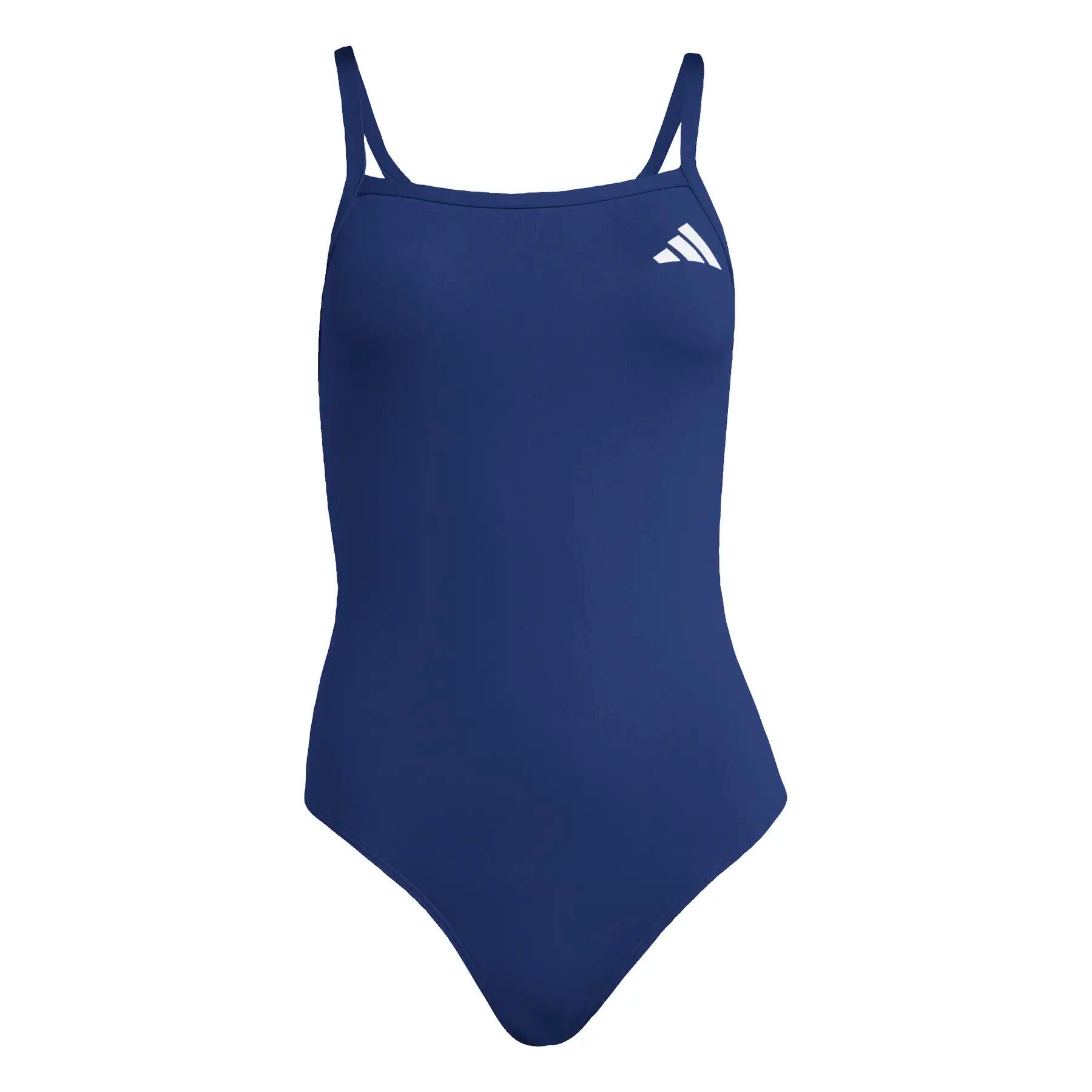 Maillot de bain 1 pièce dos en V fines bretelles femme adidas 2/11