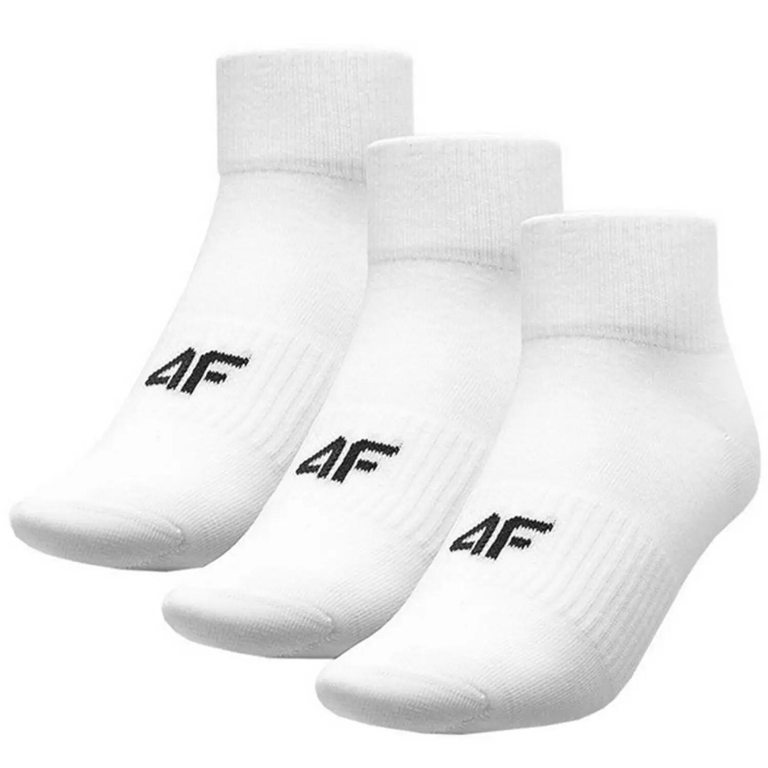 Calzini Logo Donna Misura Confezione 3 4F Bianco 2/2