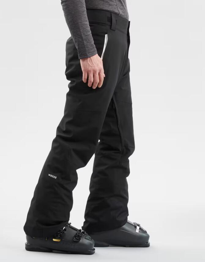Calças de ski e snowboard muito quentes e respiráveis homem, 500 preto L - SEGUN 2/3