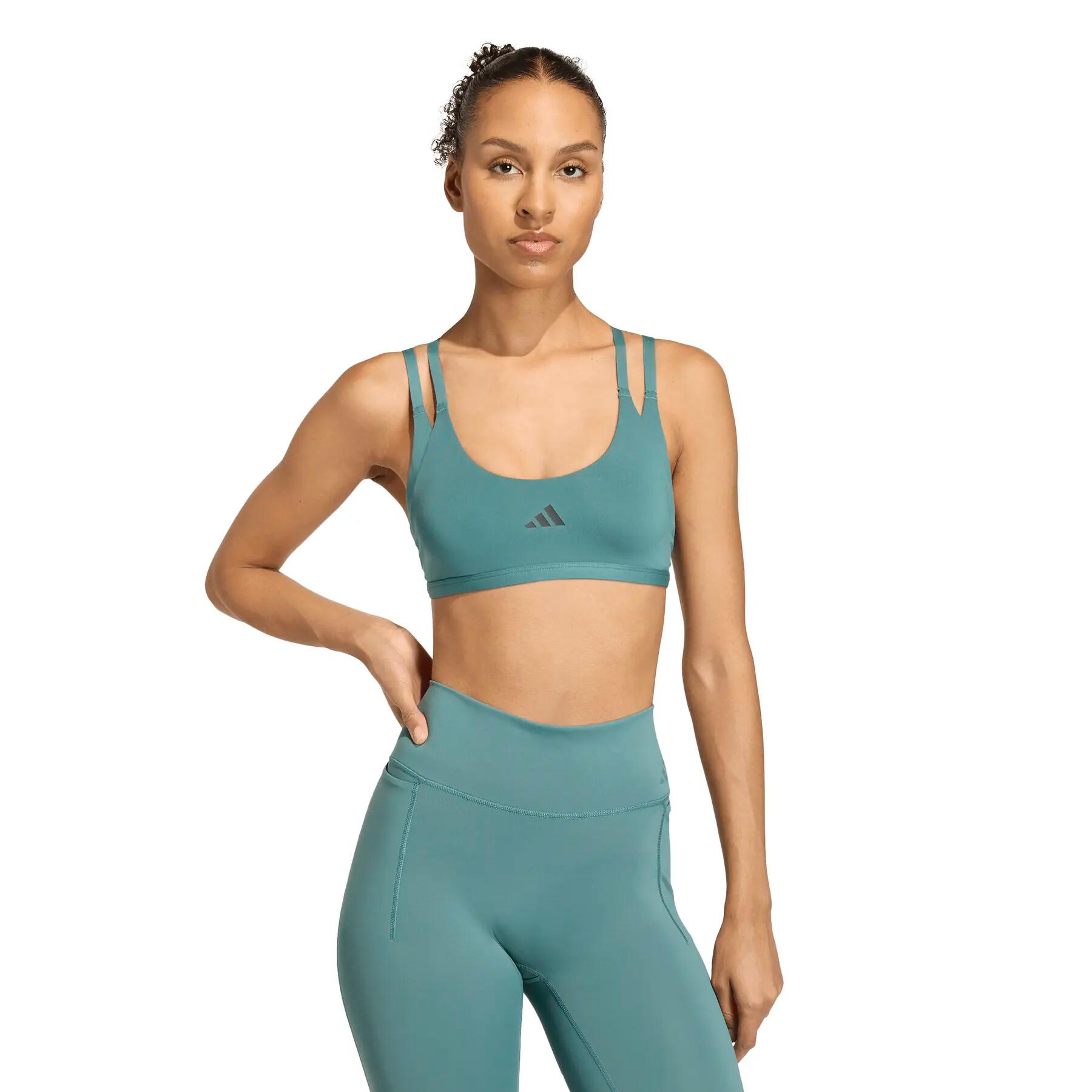 Leichte Damen-BH mit Trägern adidas Optime Workout 3/6
