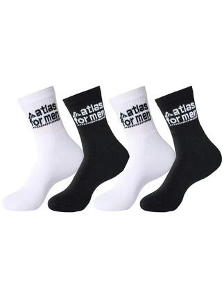 Le Lot de 4 Paires de Chaussettes Mi-Haute Sport