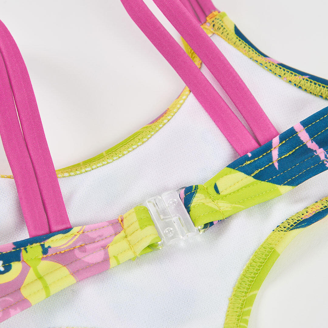 Trikini verde con estampado UPF50+ 4/4