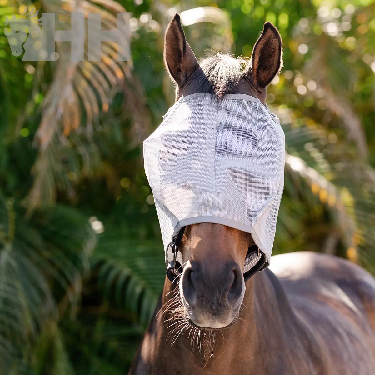 Masque anti-mouches sans oreilles pour cheval Amigo 3/3