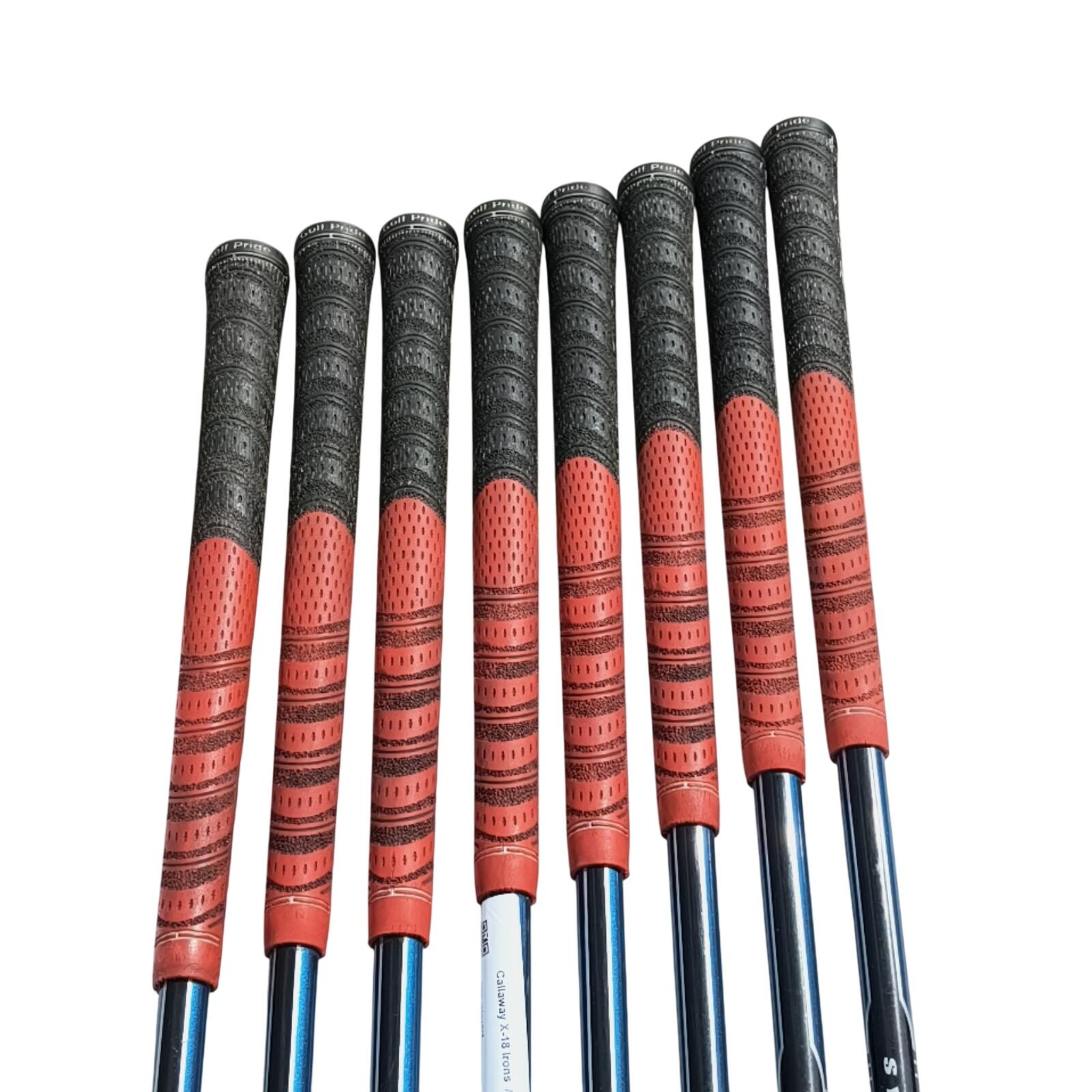 Linkshandig Callaway X-18 IJzerset / 3-6i+8-PW / Flex Regular / Grafiet 5/7