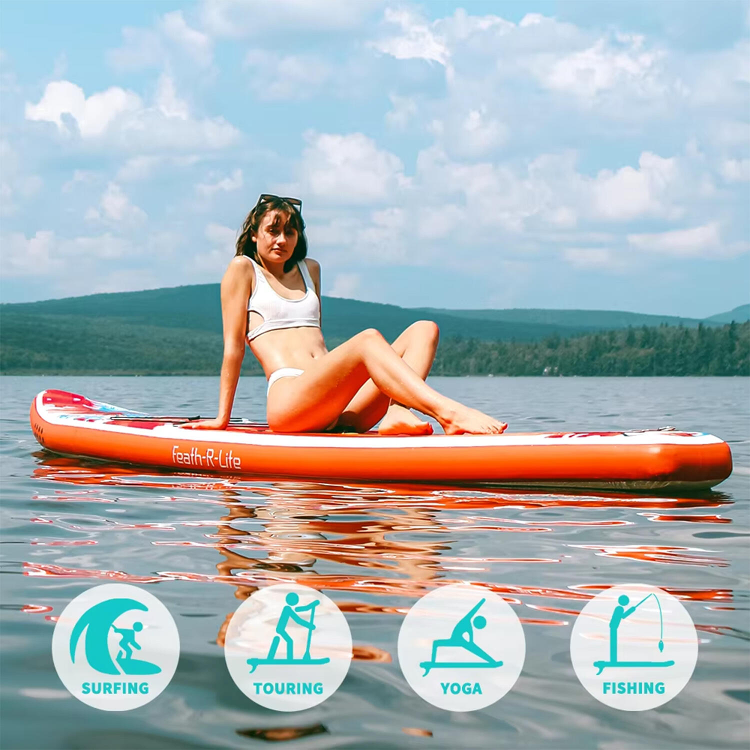 SUP Board Wide Stable Max 180kg 350x83x15cm SUPFR01E 6/7