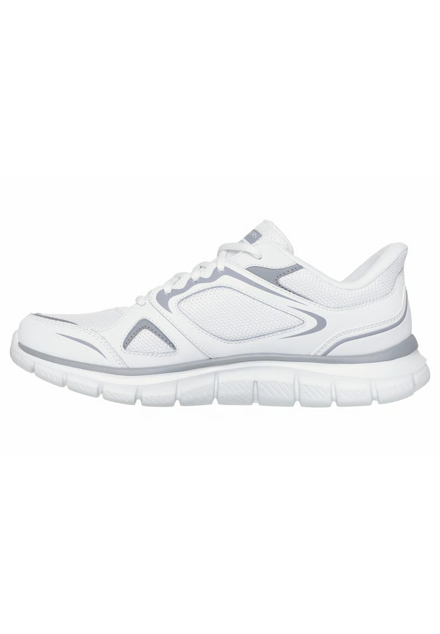 Skechers Herren Slip-ins Track Ezral Sneaker 233039 WGY White Grey 4/4