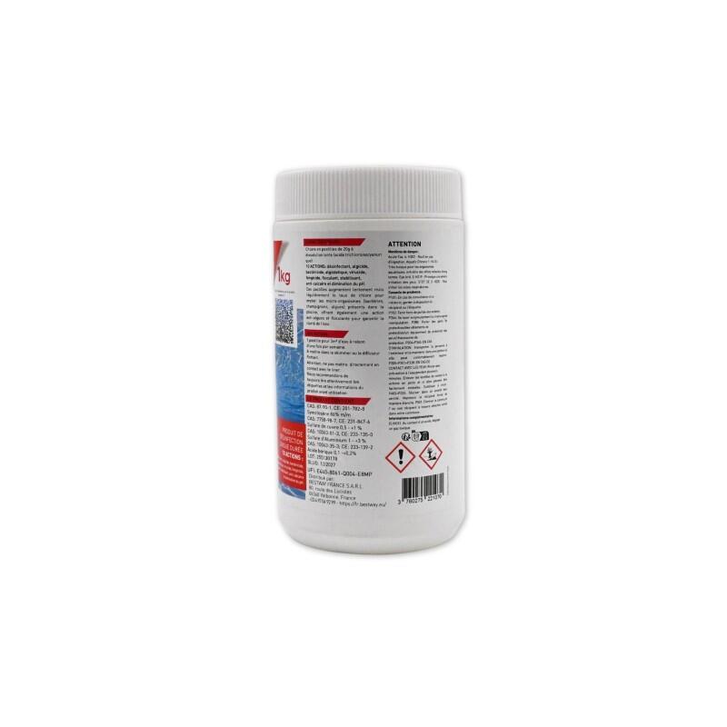 Bestway Chlore Multiactions - Pastilles 20g Boîte de 1kg 2/4