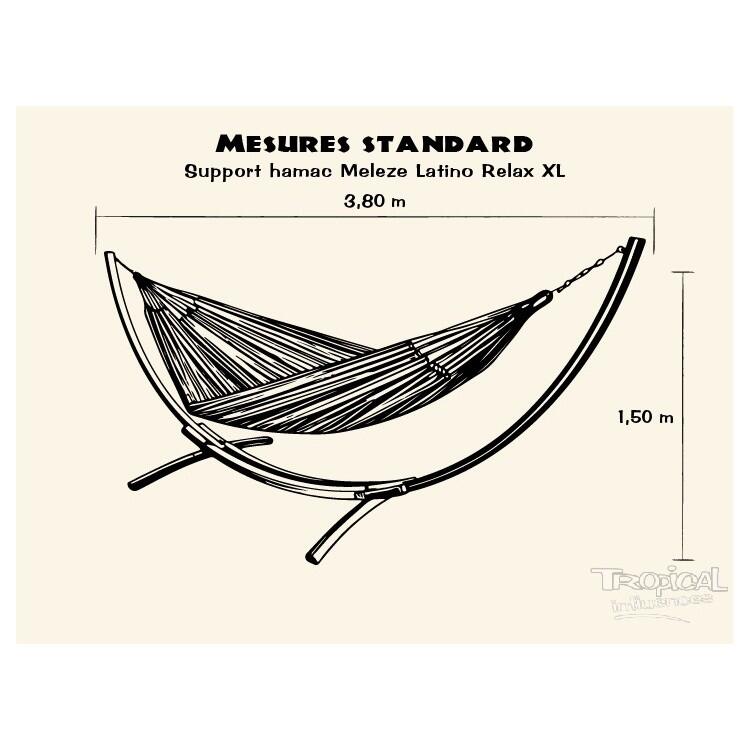 Tropical Hamac - Support hamac Latino Relax XL + Mariposa Carolina 5/5